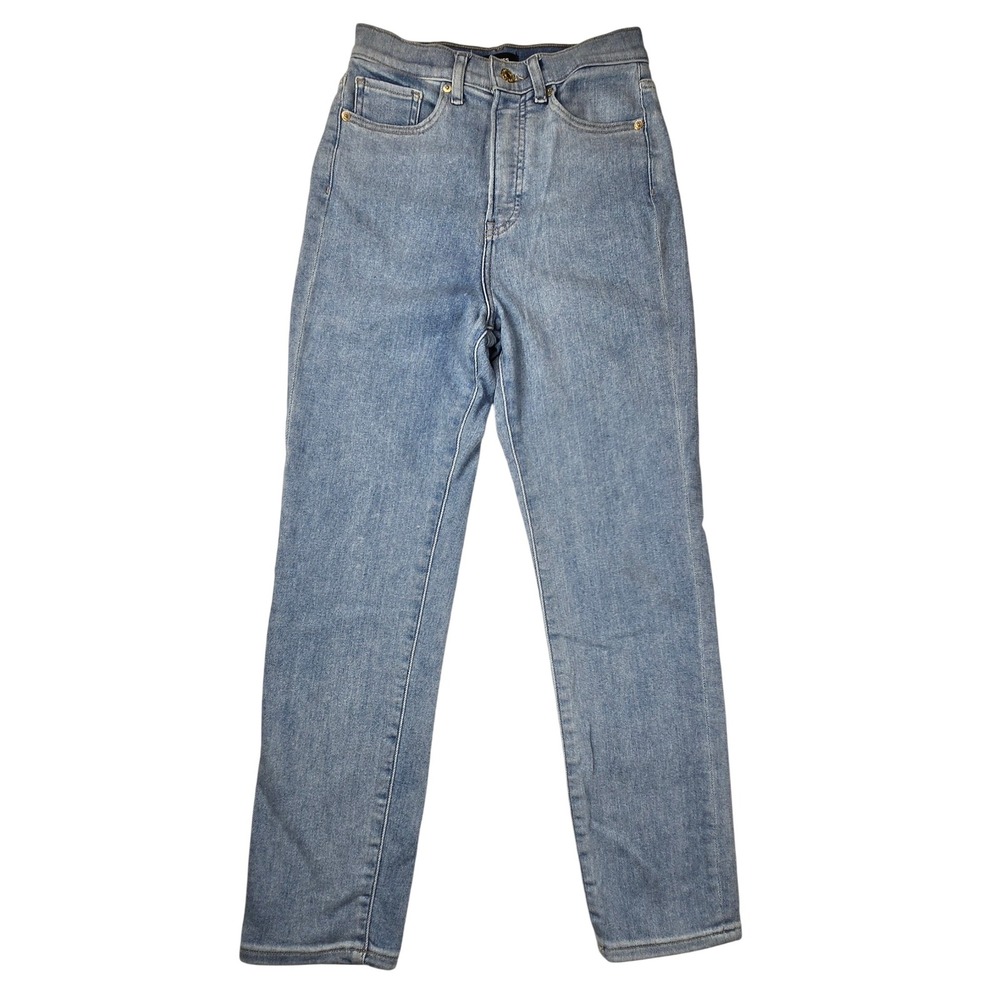 Express Super High Rise Slim Jeans Size 2R Light Wash Modern Classic Denim Jeans